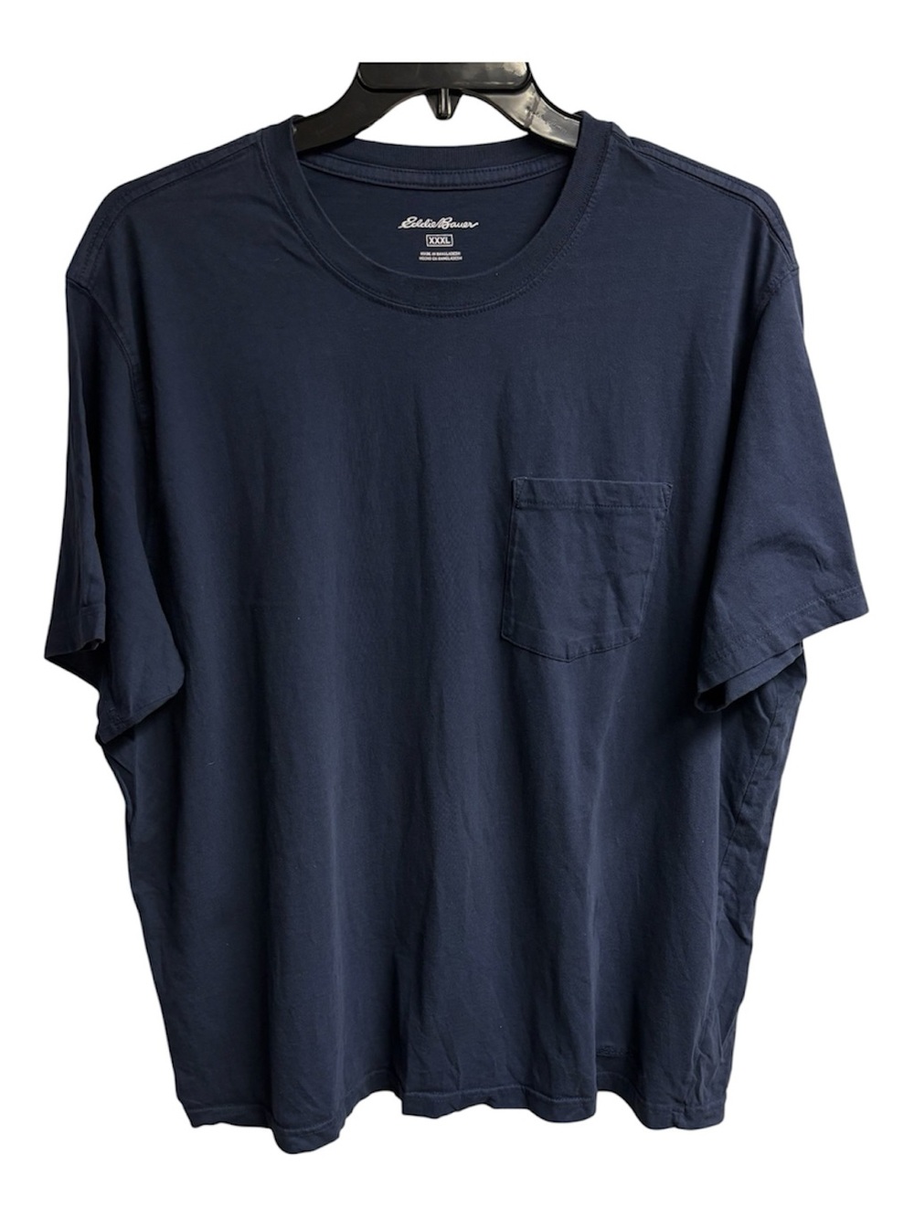 Eddie Bauer Men’s 100% Cotton Navy Pocket T-Shirt Size XXXL